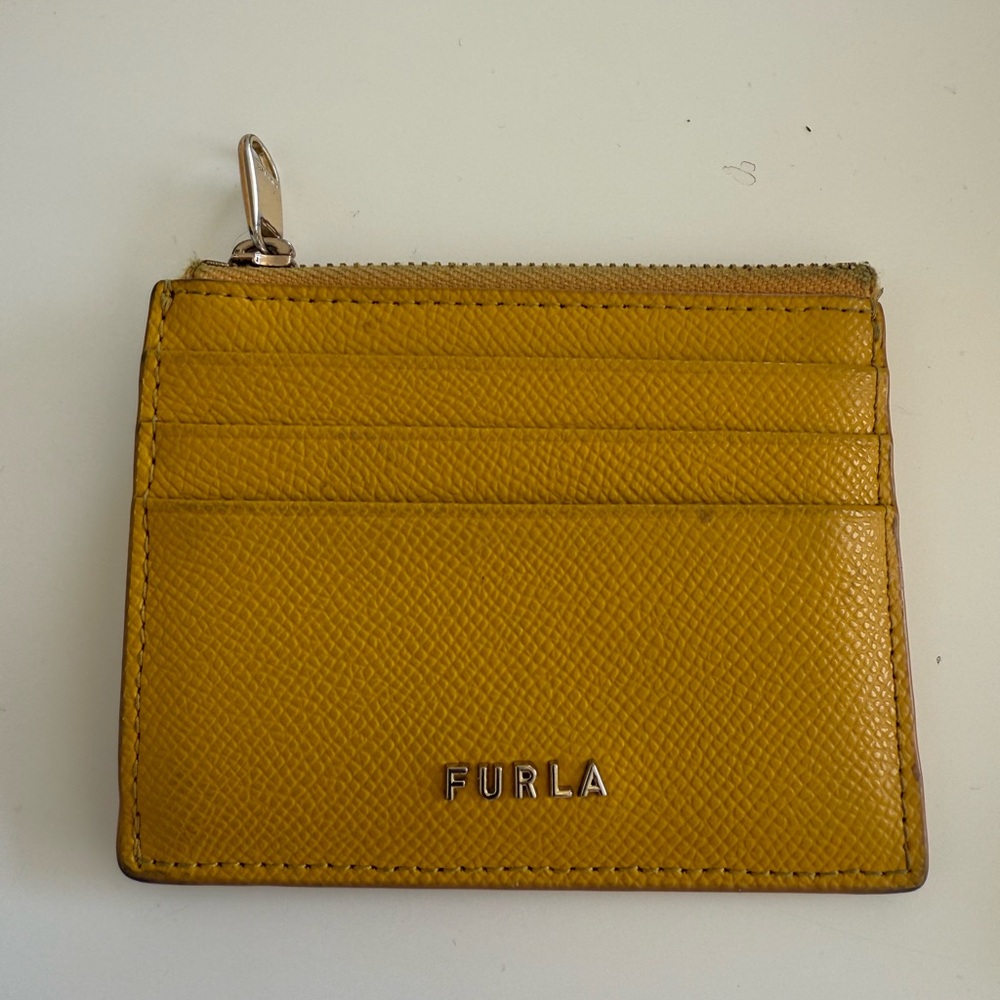 Furla Mustard Card Holder
